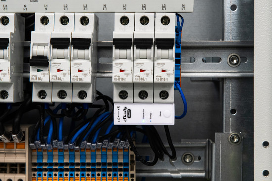 Shelly 3EM Gen3 - 3-Phasen Energiezähler, Stromzähler, inkl. 3x 63A Wandler